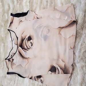 Sheer floral top